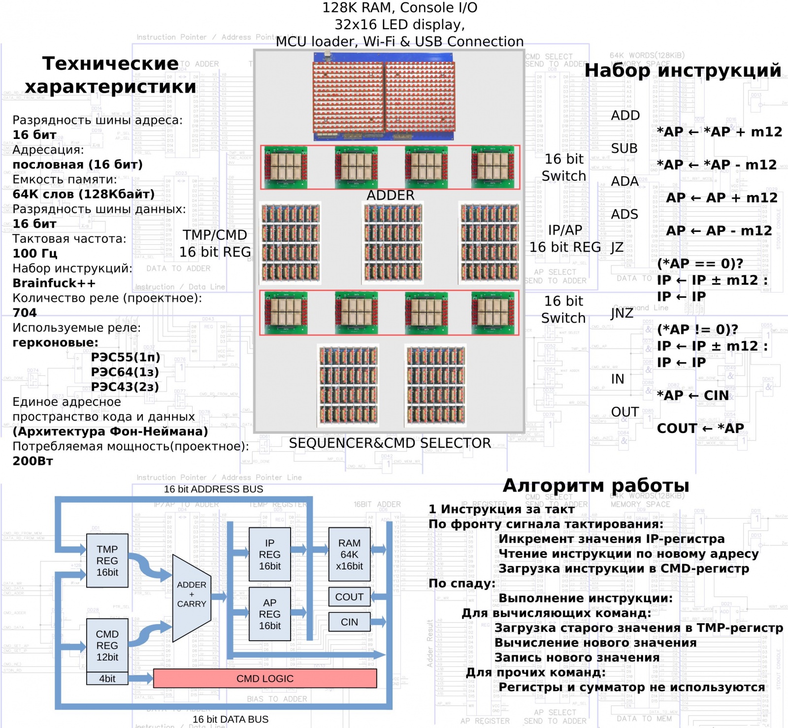 Мои маленькие реле: Brainfuck компьютер — это реальность - 4