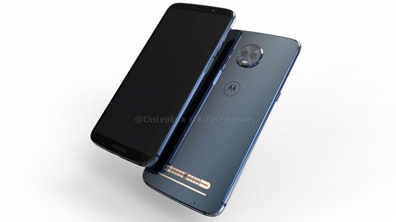 Смартфон Motorola Moto Z3 Play засветился на видео в виде компьютерной модели - 1