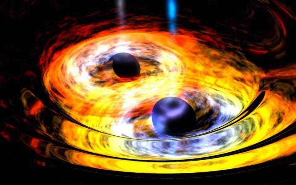 Спросите Итана: может ли материя убежать из-за горизонта событий во время слияния чёрных дыр? - 1
