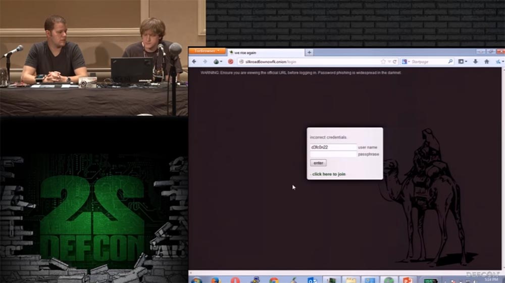 Конференция DEFCON 22. «Путешествие по тёмной стороне Интернет. Введение в Tor, Darknet и Bitcoin» - 18