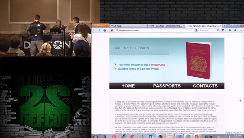 Конференция DEFCON 22. «Путешествие по тёмной стороне Интернет. Введение в Tor, Darknet и Bitcoin» - 22