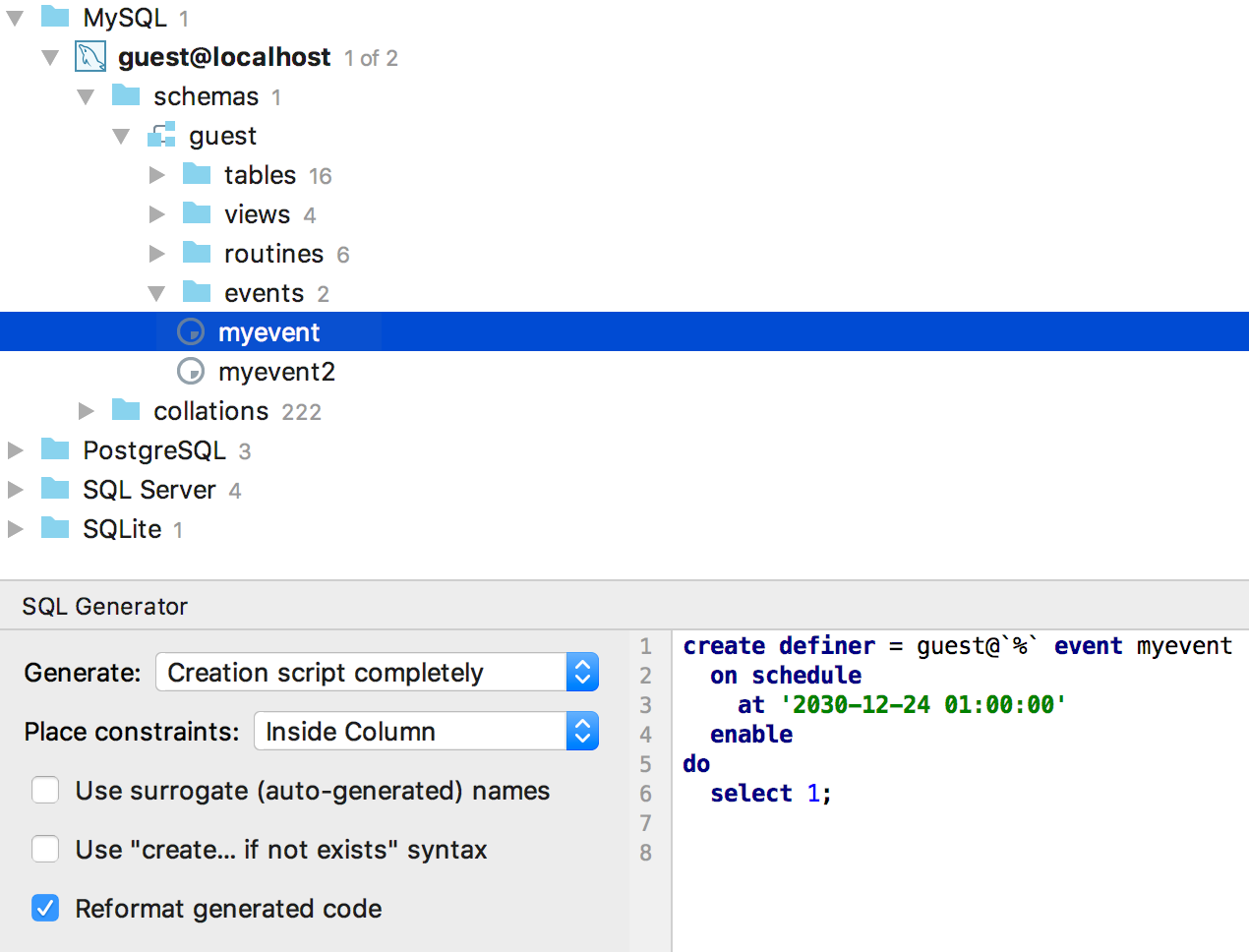 Что нового в DataGrip 2018.1 - 16 image