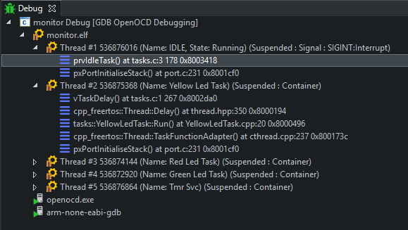 Отладка многопоточных программ на базе FreeRTOS - 3 image