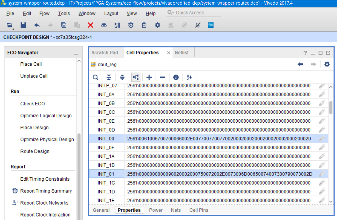ECO Flow в Vivado или работа в режиме редактирования нетлиста - 114