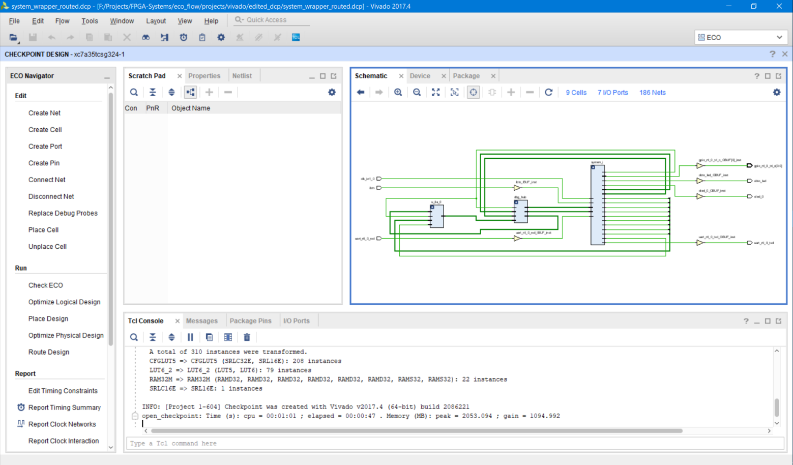 ECO Flow в Vivado или работа в режиме редактирования нетлиста - 87 ECO Flow в Vivado или работа в режиме редактирования нетлиста - 87