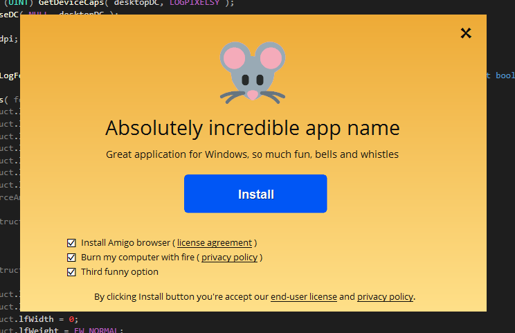 Веб установщик на чистом WINAPI с поддержкой Hi DPI и векторным лого - 1 Веб установщик на чистом WINAPI с поддержкой Hi DPI и векторным лого - 1