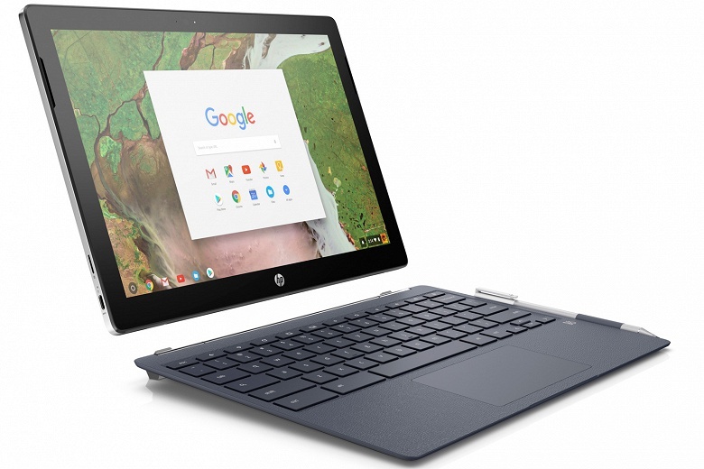 Первый гибридный хромбук HP Chromebook x2 оценён в 600 долларов и основан на CPU Intel Core m3 - 1