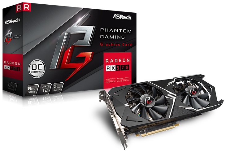 ASRock Phantom Gaming X Radeon RX 570 8G