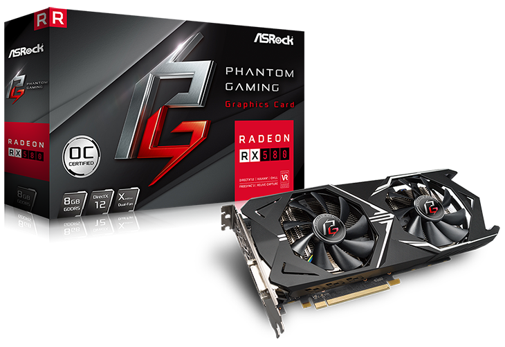 ASRock Phantom Gaming X Radeon RX 580 8G 