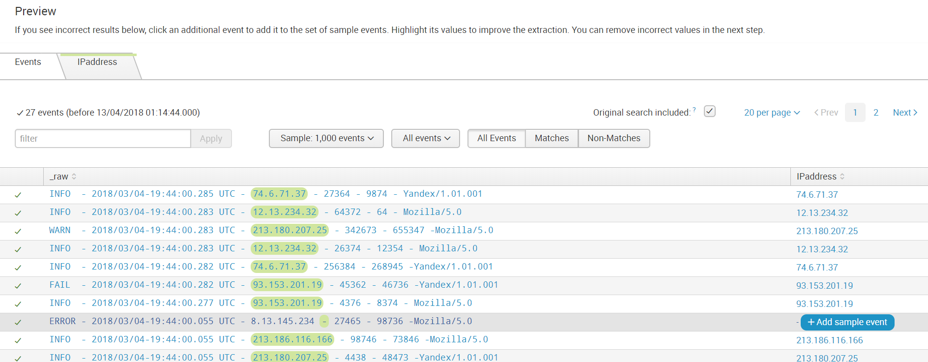 Как загрузить нестандартный лог в Splunk + логи Fortinet - 13