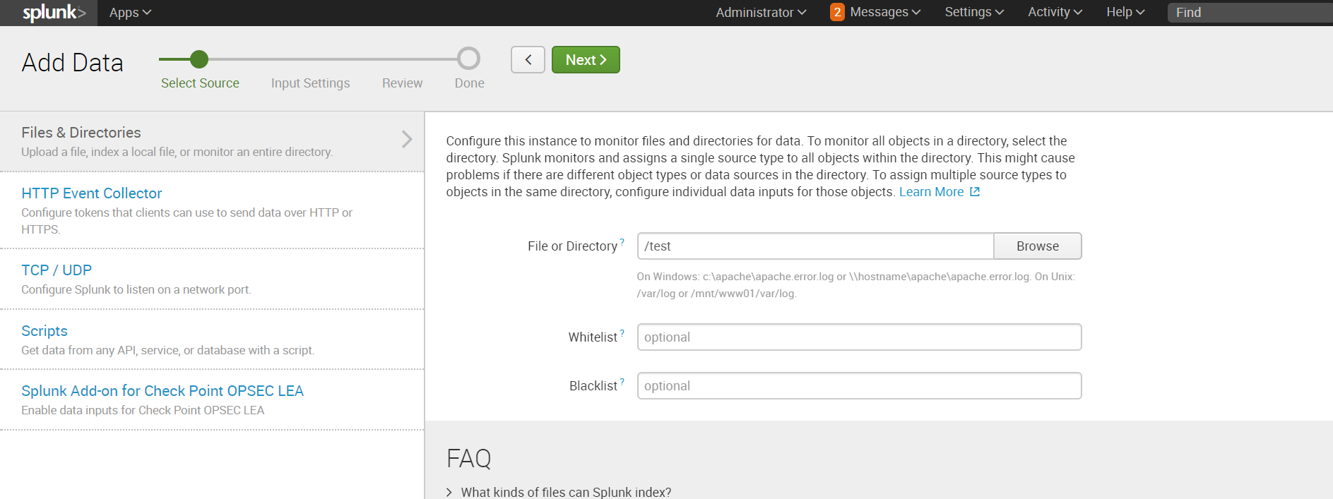 Как загрузить нестандартный лог в Splunk + логи Fortinet - 6