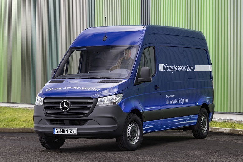 Электромобиль Mercedes-Benz eSprinter подойдет для внутригородских перевозок 