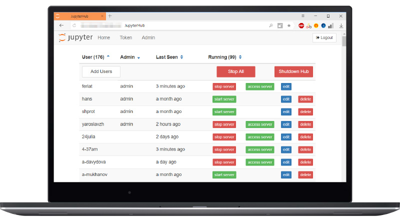 JupyterHub, или как управлять сотнями пользователей Python. Лекция Яндекса - 15