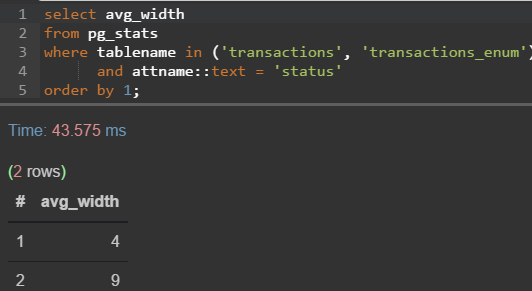 Postgres Enum - 1