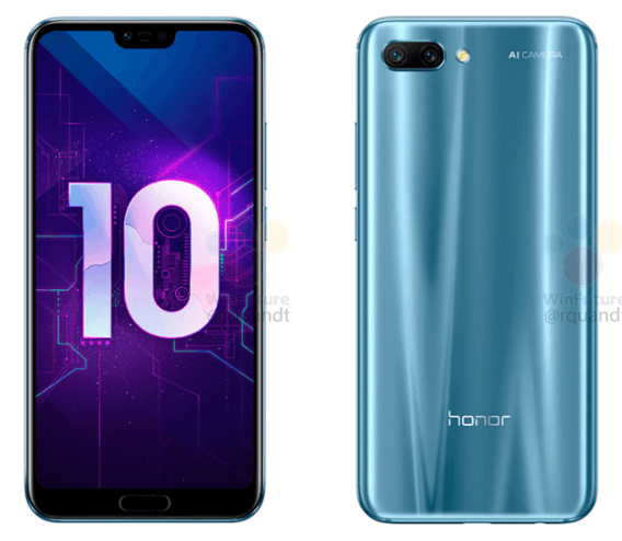 Появились качественные изображения смартфона Honor 10 - 2