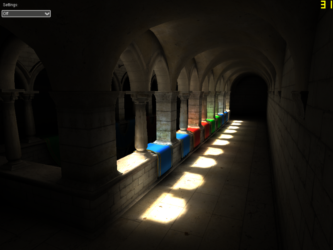 Глобальное освещение с использованием трассировки вокселей конусами - 32 Глобальное освещение с использованием трассировки вокселей конусами - 32