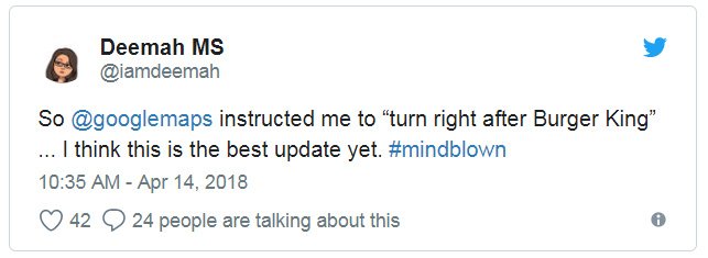Google Maps пробует объяснять маршруты, используя наглядные ориентиры - 2 Google Maps пробует объяснять маршруты, используя наглядные ориентиры