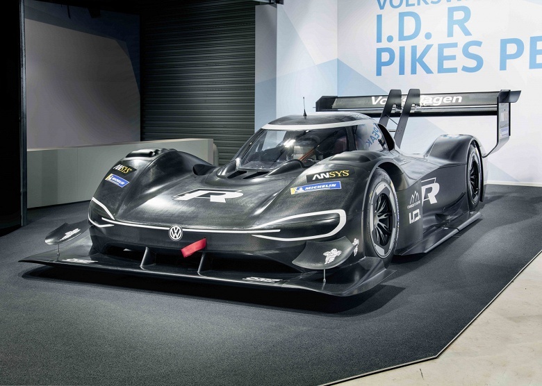 Представлен гоночный электромобиль Volkswagen I.D. R Pikes Peak