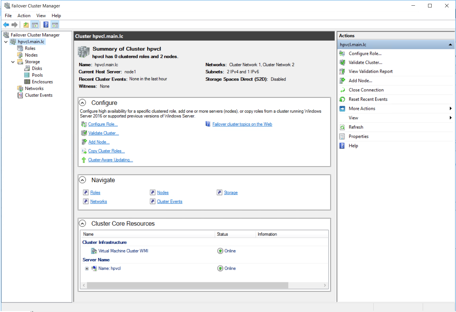 Кластер Hyper-v из двух нод, без внешнего хранилища или гиперконвергенция на коленке - 5 Кластер Hyper-v из двух нод, без внешнего хранилища или гиперконвергенция на коленке - 5