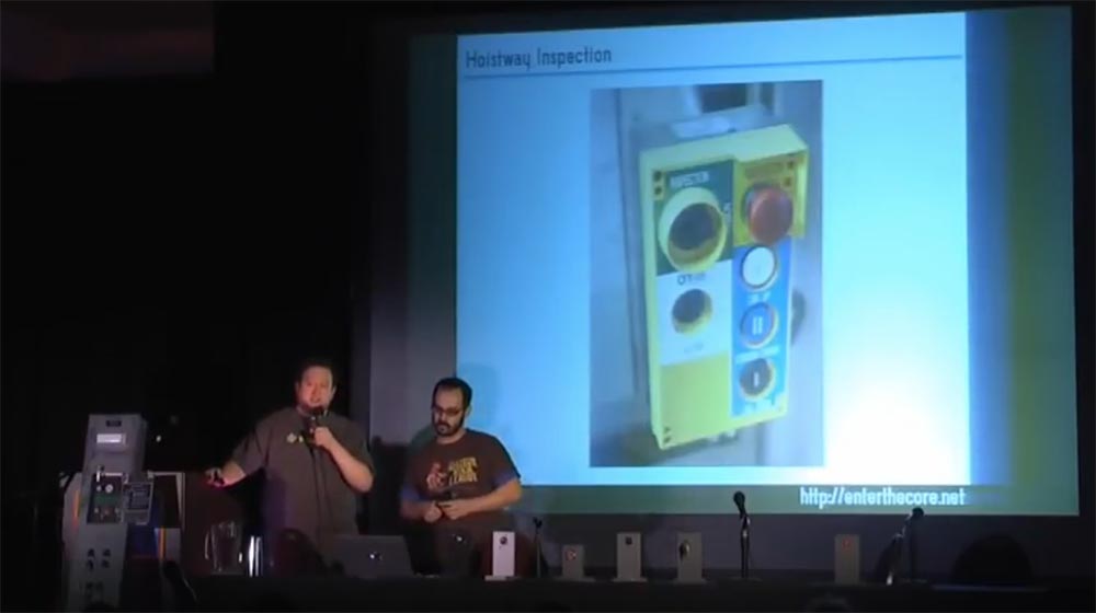 Конференция HOPE X. «Взлом лифта: от подвала до пентхауза». Часть 1. «Лифтовое оборудованиe» - 36 Конференция HOPE X. «Взлом лифта: от подвала до пентхауза». Часть 1. «Лифтовое оборудованиe» - 36