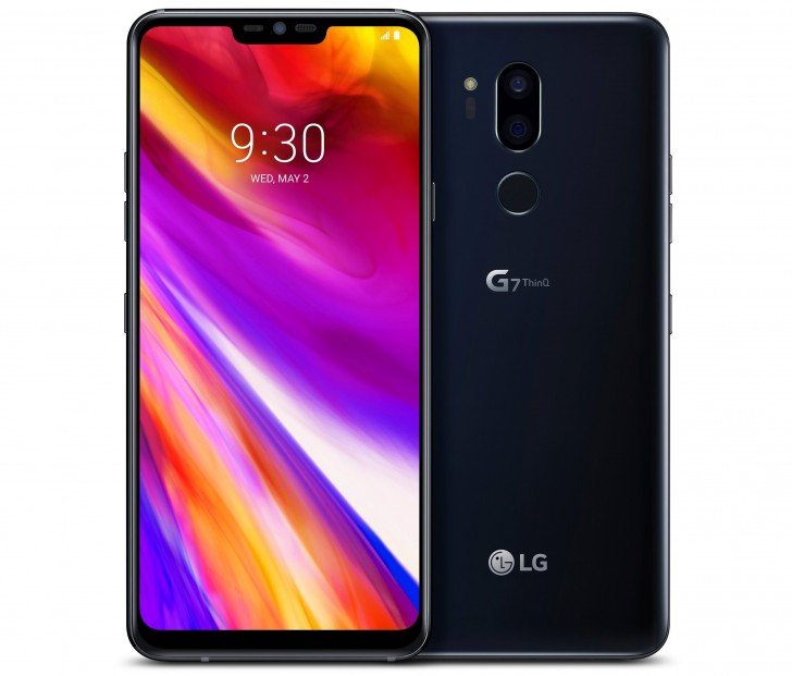 Появилось новое изображение черного смартфона LG G7 ThinQ