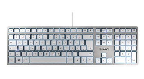 Высота клавиатуры Cherry KC 6000 SLIM — 15 мм - 1