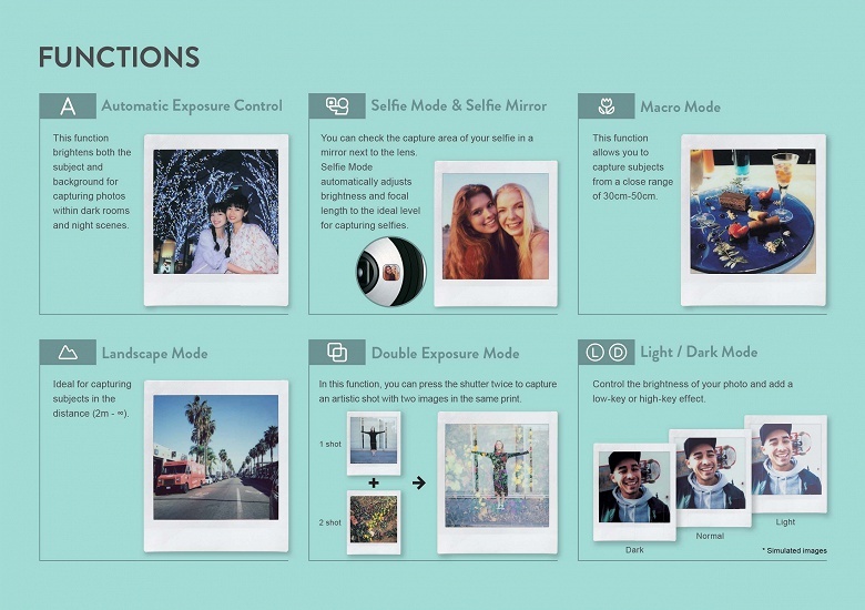 В сети появились подробные сведения о камере Fujifilm Instax SQ6 - 3 В сети появились подробные сведения о камере Fujifilm Instax SQ6