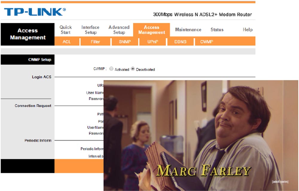 Слишком много поваров, или взлом Интернета с помощью TR-069 - 28 Слишком много поваров, или взлом Интернета с помощью TR-069 - 28