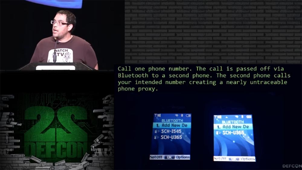 Конференция DEFCON 22. «DDOS атака сотовым телефоном за $2 в день: 70 звонков в минуту». Вестон Хеккер - 21 Конференция DEFCON 22. «DDOS атака сотовым телефоном за $2 в день: 70 звонков в минуту». Вестон Хеккер - 21