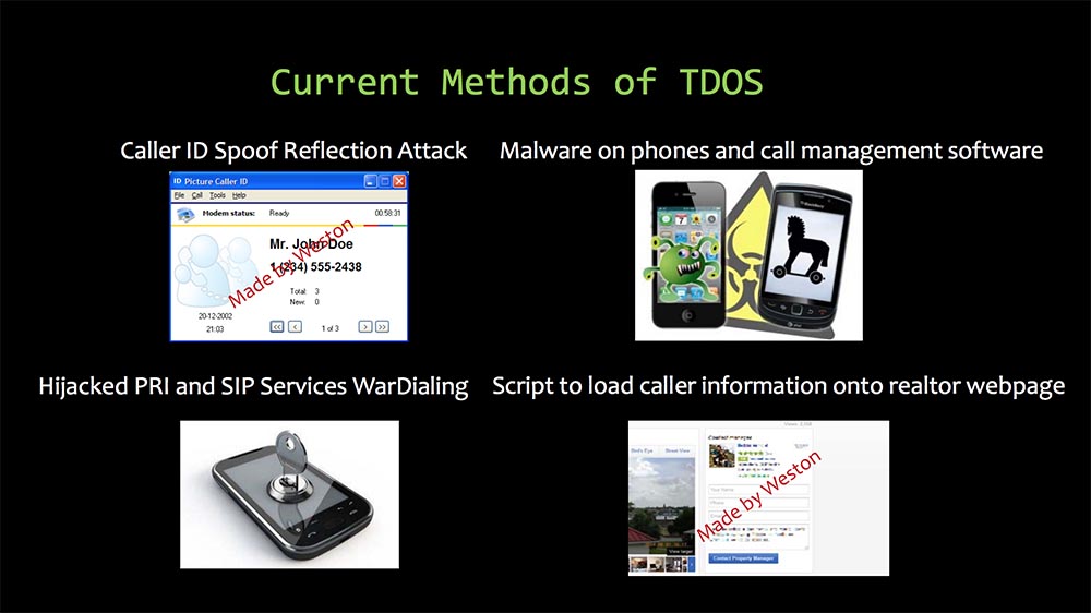 Конференция DEFCON 22. «DDOS атака сотовым телефоном за $2 в день: 70 звонков в минуту». Вестон Хеккер - 5 Конференция DEFCON 22. «DDOS атака сотовым телефоном за $2 в день: 70 звонков в минуту». Вестон Хеккер - 5