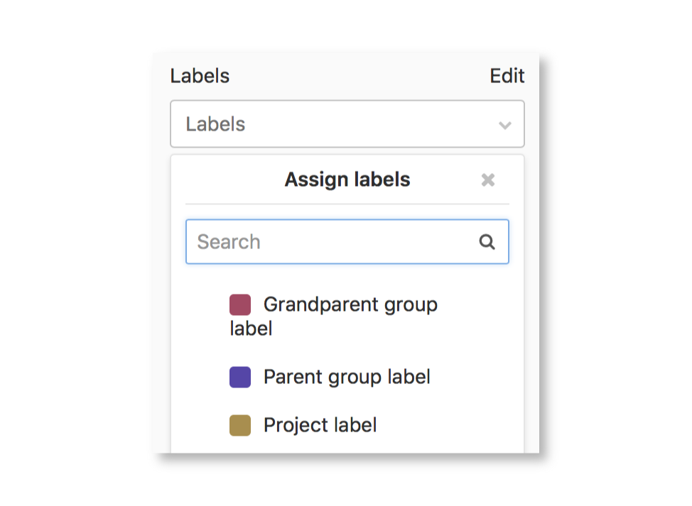 Assigning and filtering by subgroup labels