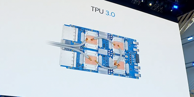 Платформа Google TPU 3.0 для задач машинного обучения превысила планку производительности в 100 PFLOPS