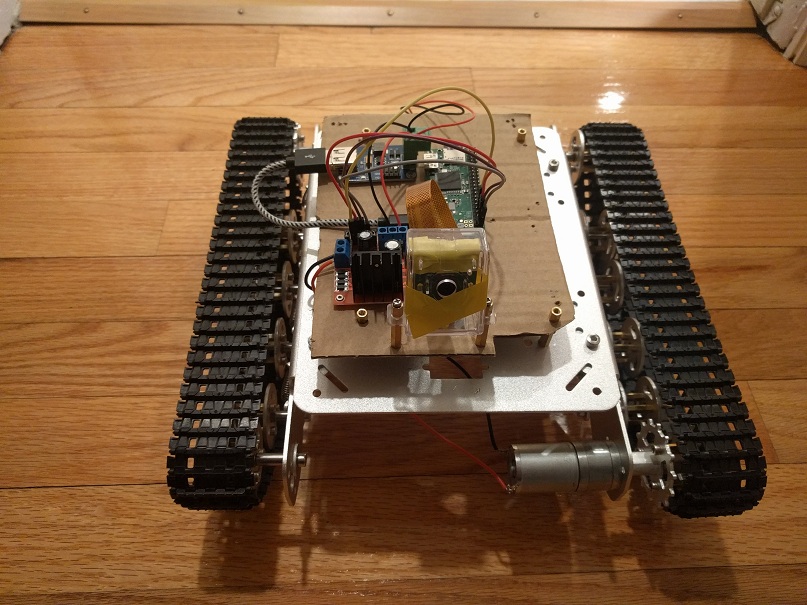Робот-танк на Raspberry Pi с OpenCV - 1 image