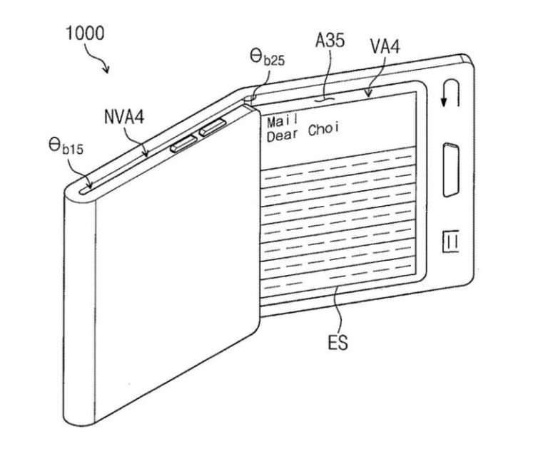 В новом патенте Samsung, возможно, описывается первый смартфон со сгибающимся дисплеем Galaxy X