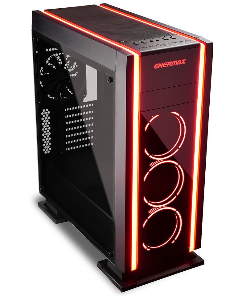 Корпус для ПК Enermax Saberay рассчитан на платы типоразмера ATX, microATX и mini-ITX