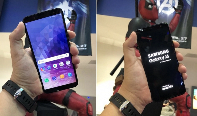 Появились «живые» фотографии смартфона Samsung Galaxy J6
