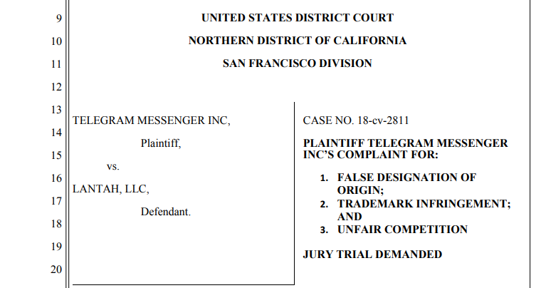 Американский стартап зарегистрировал торговый знак Gram™ раньше, чем Telegram. Будет суд - 1