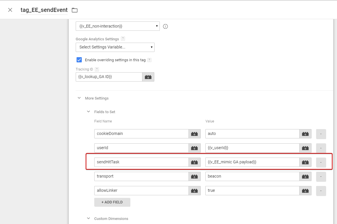 Логирование хитов (payload) Google Analytics в Google Sheets через Google Tag Manager - 5