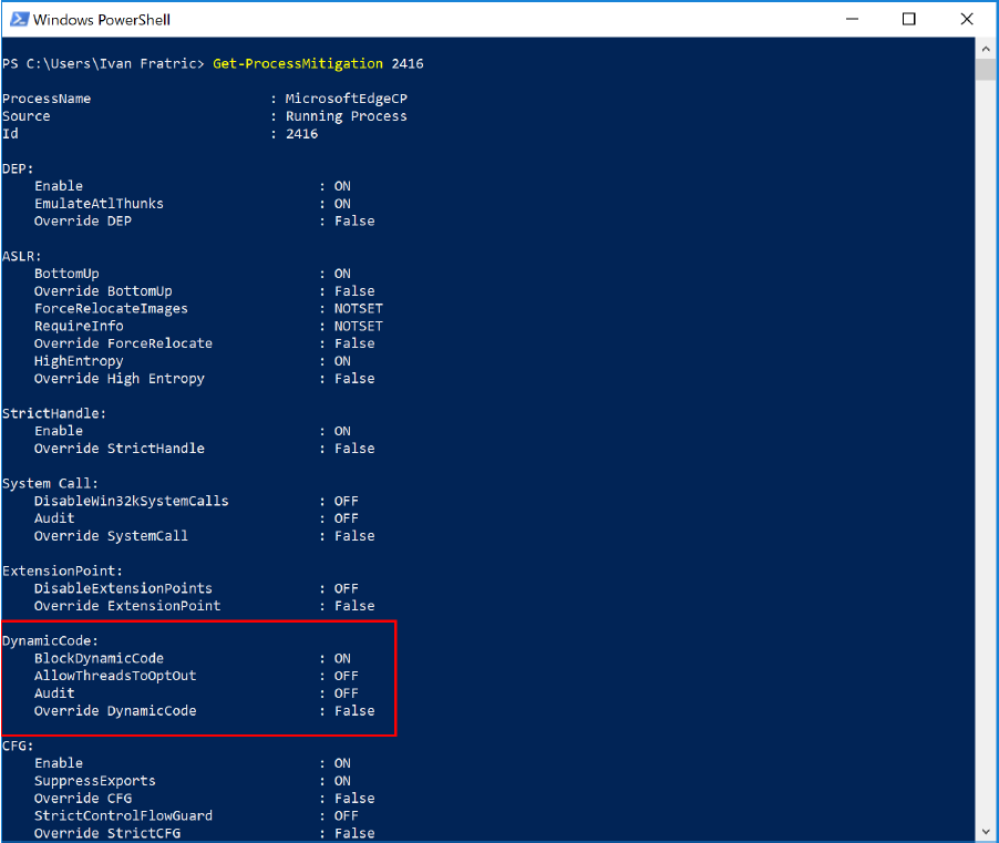 Механизм Arbitrary Code Guard (ACG) на примере Microsoft Edge - 2