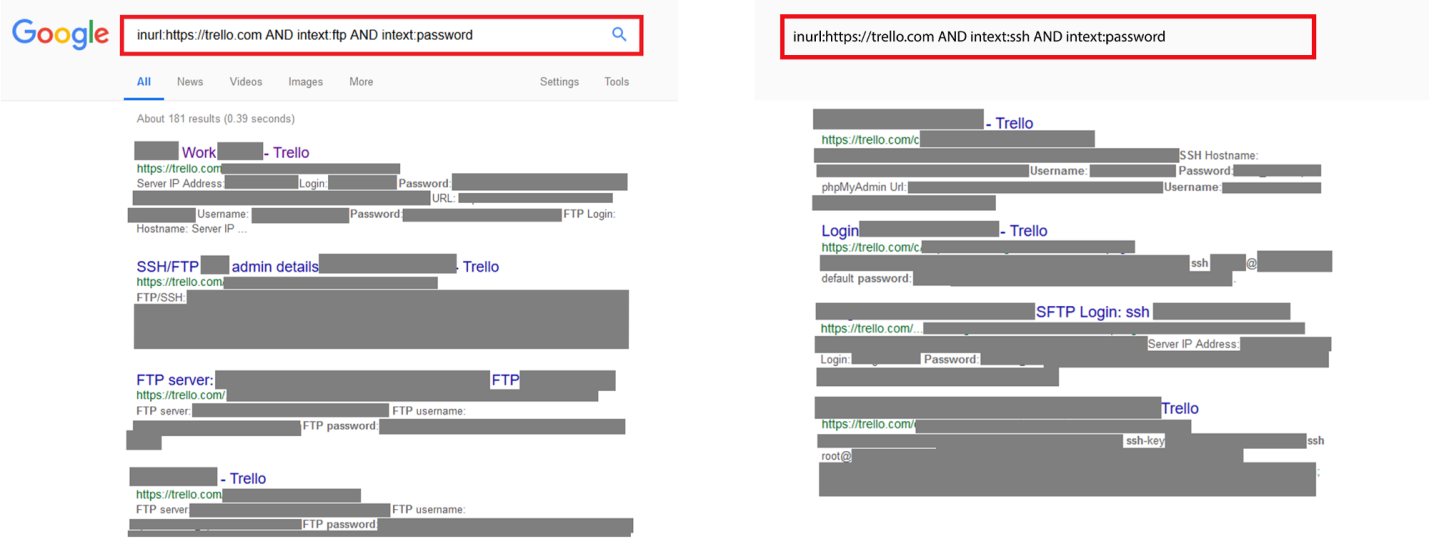 Рассказ о том, как я, с помощью Google, нашёл пароли на десятках публичных досок Trello - 3