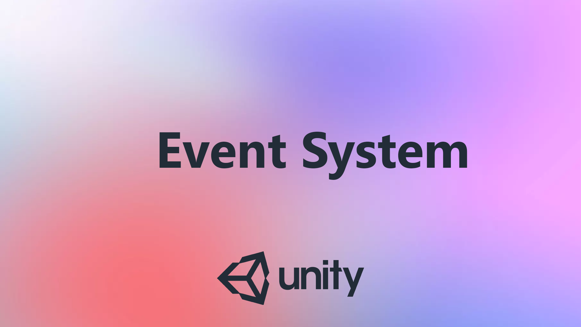 Работа с EventSystem в Unity. Базовые вещи в работе с UI - 1