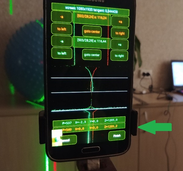 3D лазерный сканер на Android телефоне - 7