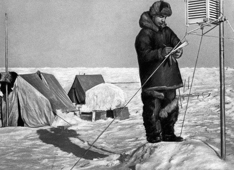 Жизнь на льдине: дрейфующая станция «Северный Полюс—1» - 14