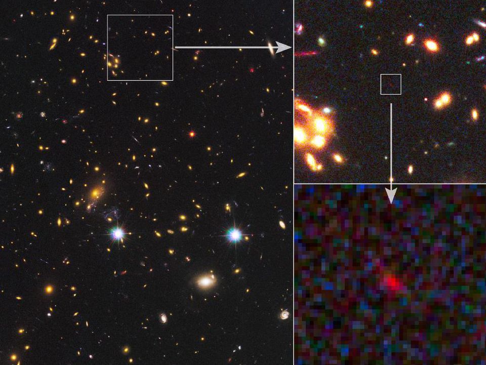 Астрономы подтвердили обнаружение второй по удалённости от нас галактики - 1