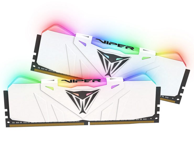 Модули памяти DDR4 в наборах Patriot Viper RGB предложены в двух вариантах 
