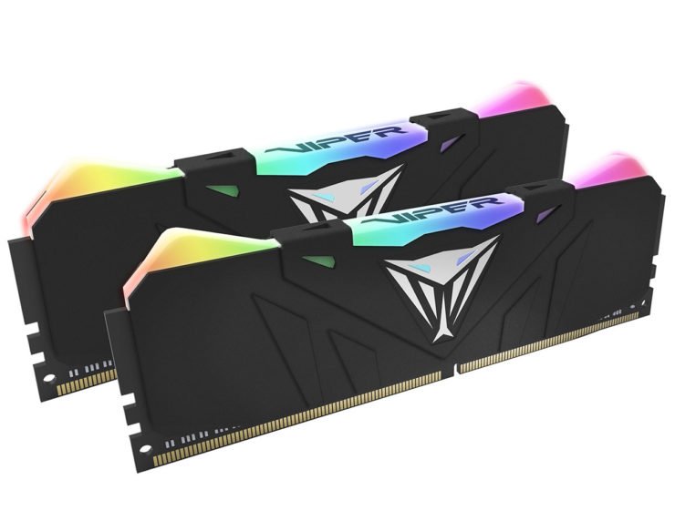 Модули памяти DDR4 в наборах Patriot Viper RGB предложены в двух вариантах 