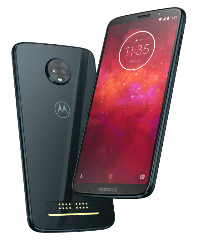 Опубликованы качественные официальные изображения смартфона Moto Z3 Play