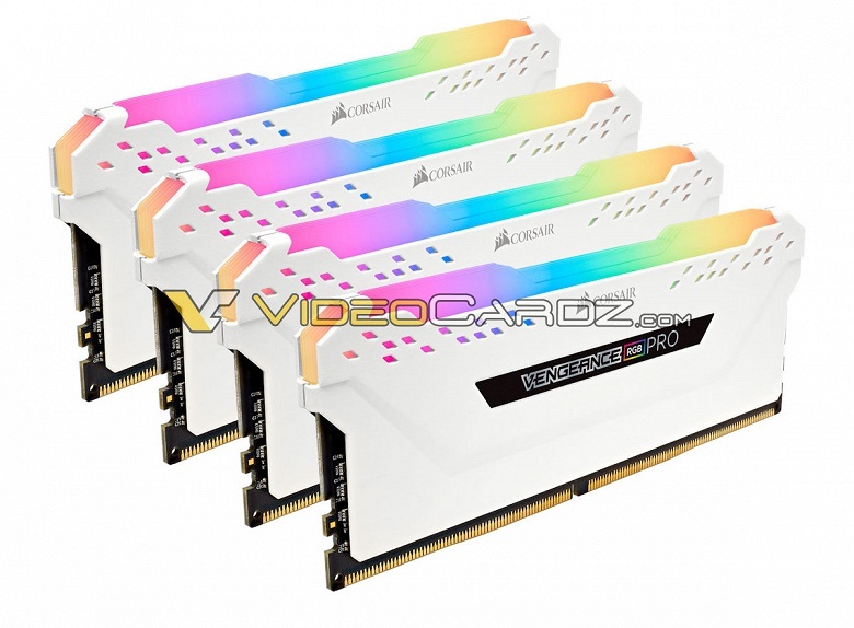 Появились изображения модулей памяти Corsair Vengeance RGB PRO