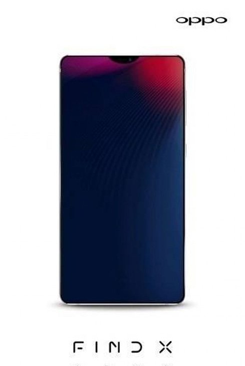 Возможный вариант дизайна смартфона Oppo Find X