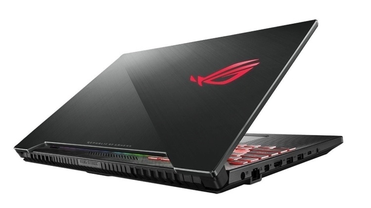 Экран игрового ноутбука ASUS ROG GL504 обладает частотой обновления 144 Гц